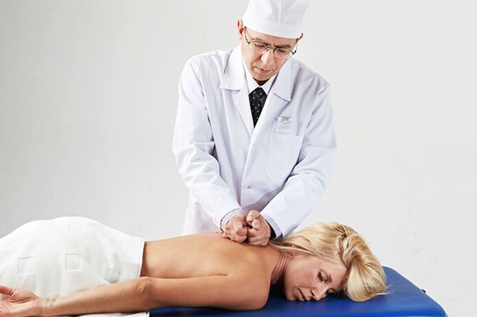 Massage with inflammation of the cervical region