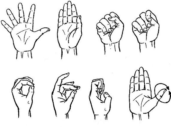 Finger gymnastics, effectively relieves arthrosis