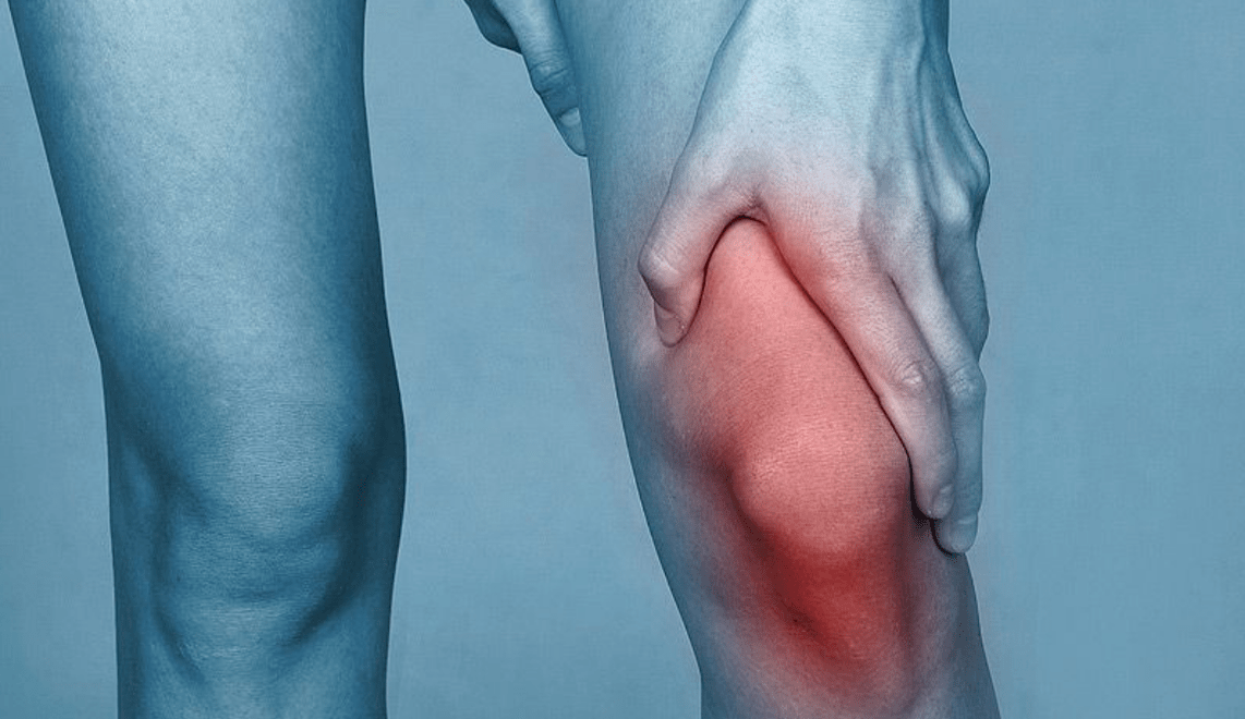 knee joint pain due to osteoarthritis